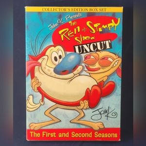 The Ren and Stimpy Show - FIRST AND SECOND SEASONS (DVD 4-Disc) UNCUT!! + Bonus